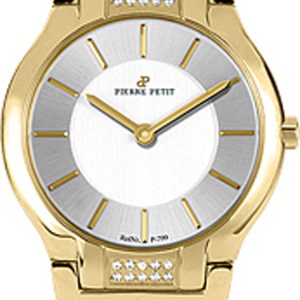 Pierre Petit : Womens Serie Laval Silver Watch – Gold Stainless Steel – One Size
