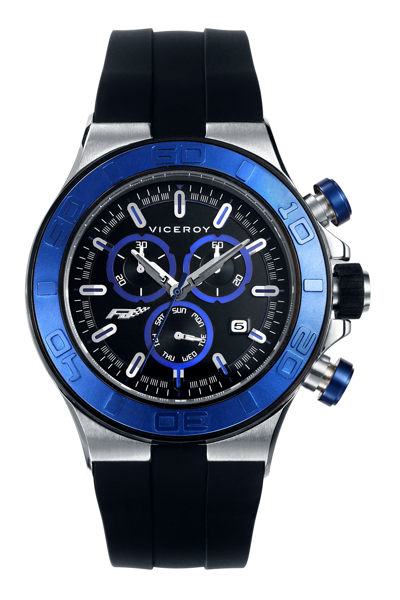 Viceroy Mens :WATCH - Black Rubber - One Size
