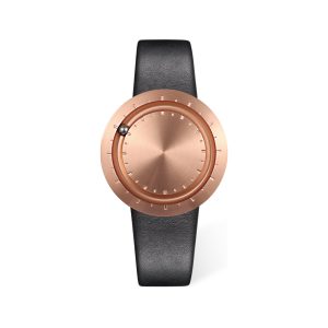 Victoria Hyde London Lavaro Time Touch Series Quartz Unisex Watch Black Strap 853561 – Rose Gold Leather – One Size