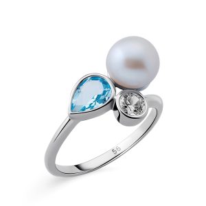 Orphelia WoMens 925 Sterling Silver Ring – ZR-7498 – Size R 1/2