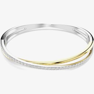 Swarovski Hyperbola Two Colour Crossover Bangle 5689722