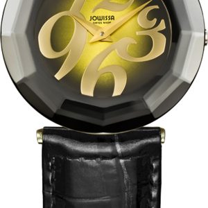 Jowissa : Womens Safira 24 Gold Watch – Black – One Size