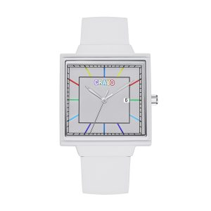 Crayo Unisex Dream Strap Watch – White – One Size