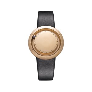 Victoria Hyde London Lavaro Time Touch Series Quartz Unisex Watch Black Strap 853557 – Gold Leather – One Size