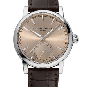 Frederique Constant Frédérique Manufacture Classic Date Mens Brown Watch FC-706SAL3H6 Leather (archived) – One Size