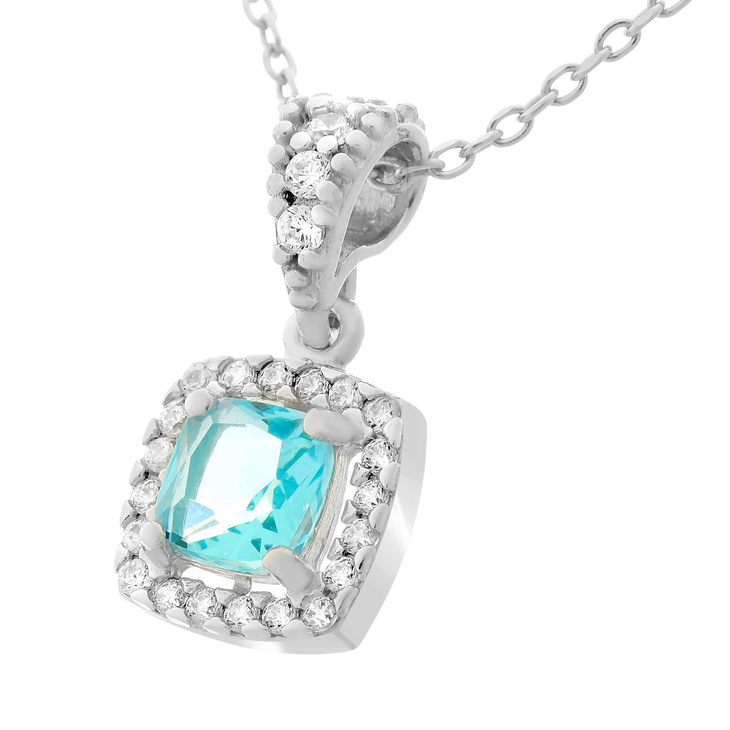 Orphelia 'Faustine' WoMens 925 Sterling Silver Chain with Pendant - ZH-7199/TO - One Size