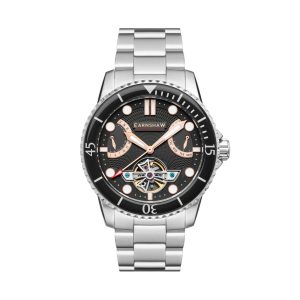 Thomas Earnshaw Admiral Jervis Mens Mechanical Automatic Hazy Grey Watch ES-8134-44 – Silver – One Size