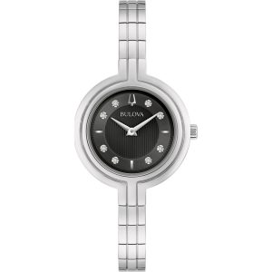 Bulova Rhapsody WoMens Silver Watch 96P215 Stainless Steel – One Size