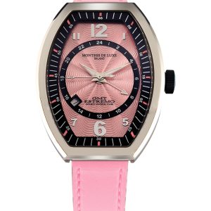 Montres de Luxe : womens estremo lady pink watch Leather – One Size