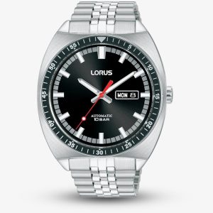 Lorus Ladies Automatic Black Retro Sports Watch RL439BX9