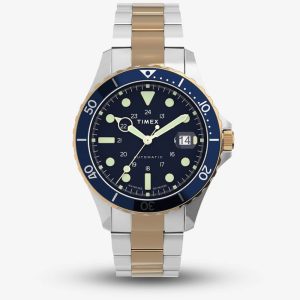 Timex Mens Navi Xl Automatic Two Tone Watch TW2U83500