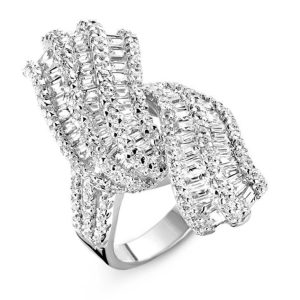 Orphelia WoMens 925 Sterling Silver Ring – R-4983 – Size N