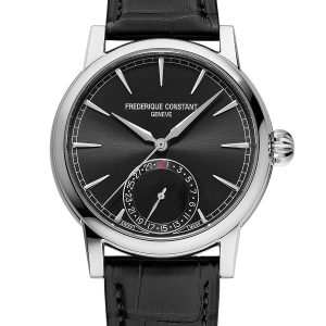 Frederique Constant Frédérique Classic Date Mens Black Watch FC-706B3H6 Leather (archived) – One Size