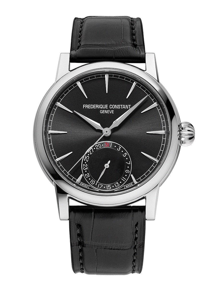 Frederique Constant Frédérique Classic Date Mens Black Watch FC-706B3H6 Leather (archived) - One Size