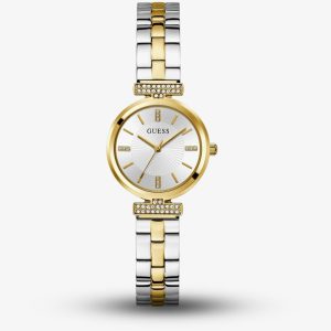 Guess Ladies Array Two Tone Crystal Watch GW0762L5