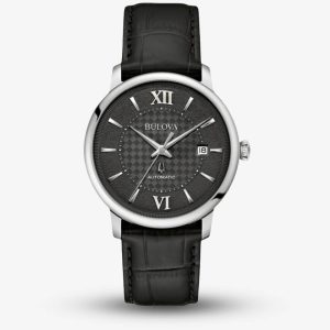 Bulova Hudson Automatic Black Dial Watch 96B441