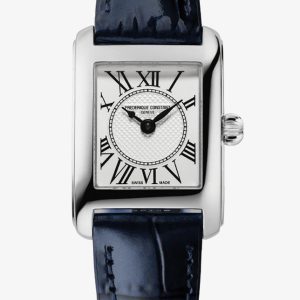 Frederique Constant Ladies Carree Classics Blue Strap Watch  FC-200MC16