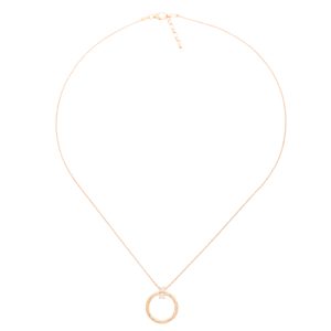 Orphelia ‘Novalie’ WoMens 925 Sterling Silver Chain with Pendant – Rose ZH-7129/RG – One Size