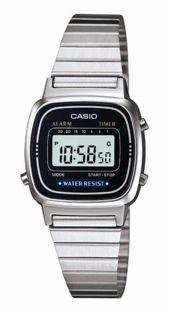 Casio Collection WoMens Silver Watch LA670WEA-1EF Stainless Steel (archived) - One Size