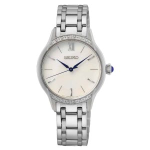 Seiko WoMens Silver Watch SRZ543P1 Stainless Steel (archived) – One Size
