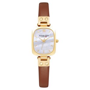 Victoria Hyde London Vivian WoMens watch classic in brown Leather – One Size