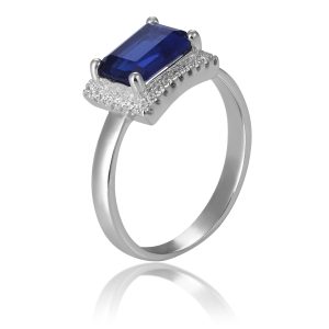 Orphelia WoMens 925 Sterling Silver Ring – ZR-7425/SA – Size R 1/2