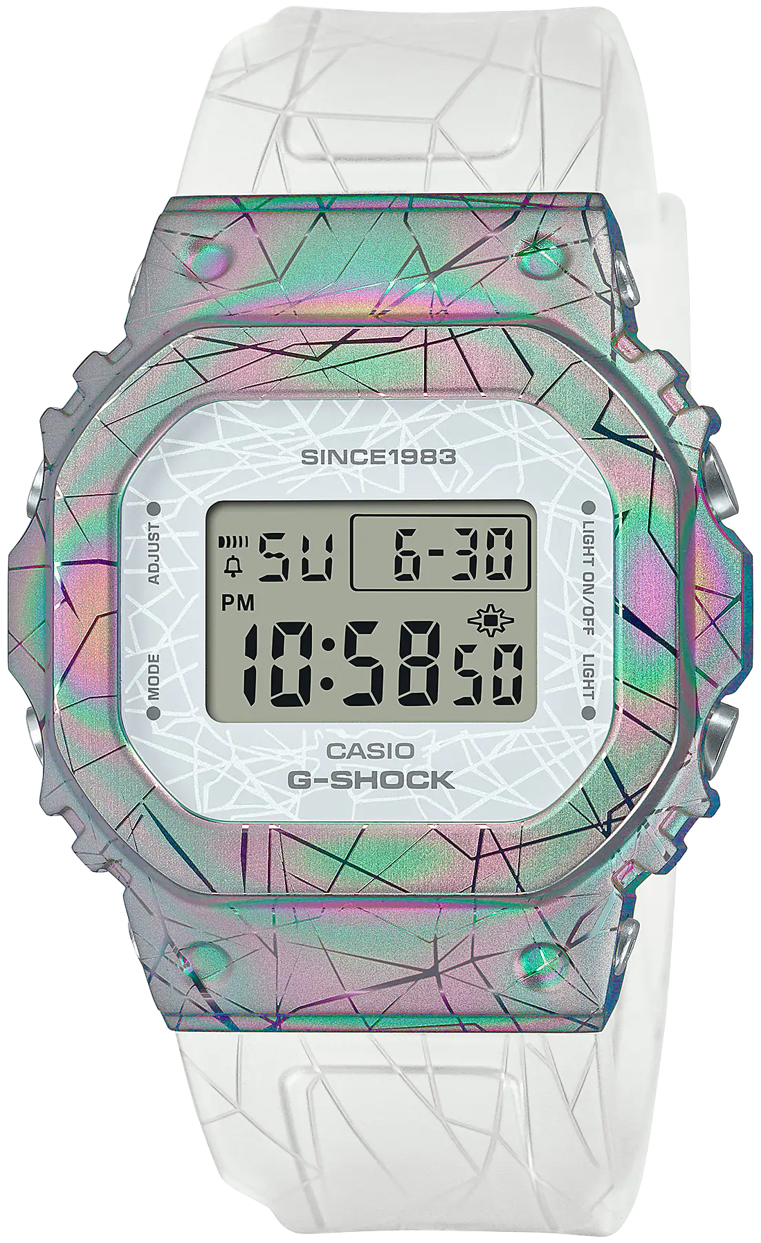 Casio G-shock 40th Anniversary WoMens Transparent Watch GM-S5640GEM-7ER - One Size