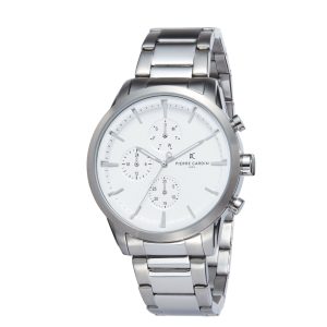Pierre Cardin Mens Watch PC902741F108 – Silver Stainless Steel – One Size