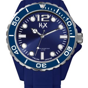 Hourex H2x Mens sb382ub1 reef luminous water resistant dark slate blue soft rubber … – One Size