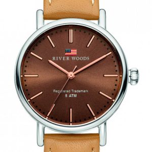 River Woods Oswego WoMens Brown Watch RW340017 Leather – One Size