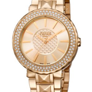 Ferre Milano Womens FM1L058M0081 Rose Gold Watch/Strap/Dial – One Size