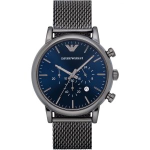 Emporio Armani Mens’ Chronograph Watch AR1979 – Grey Metal – One Size
