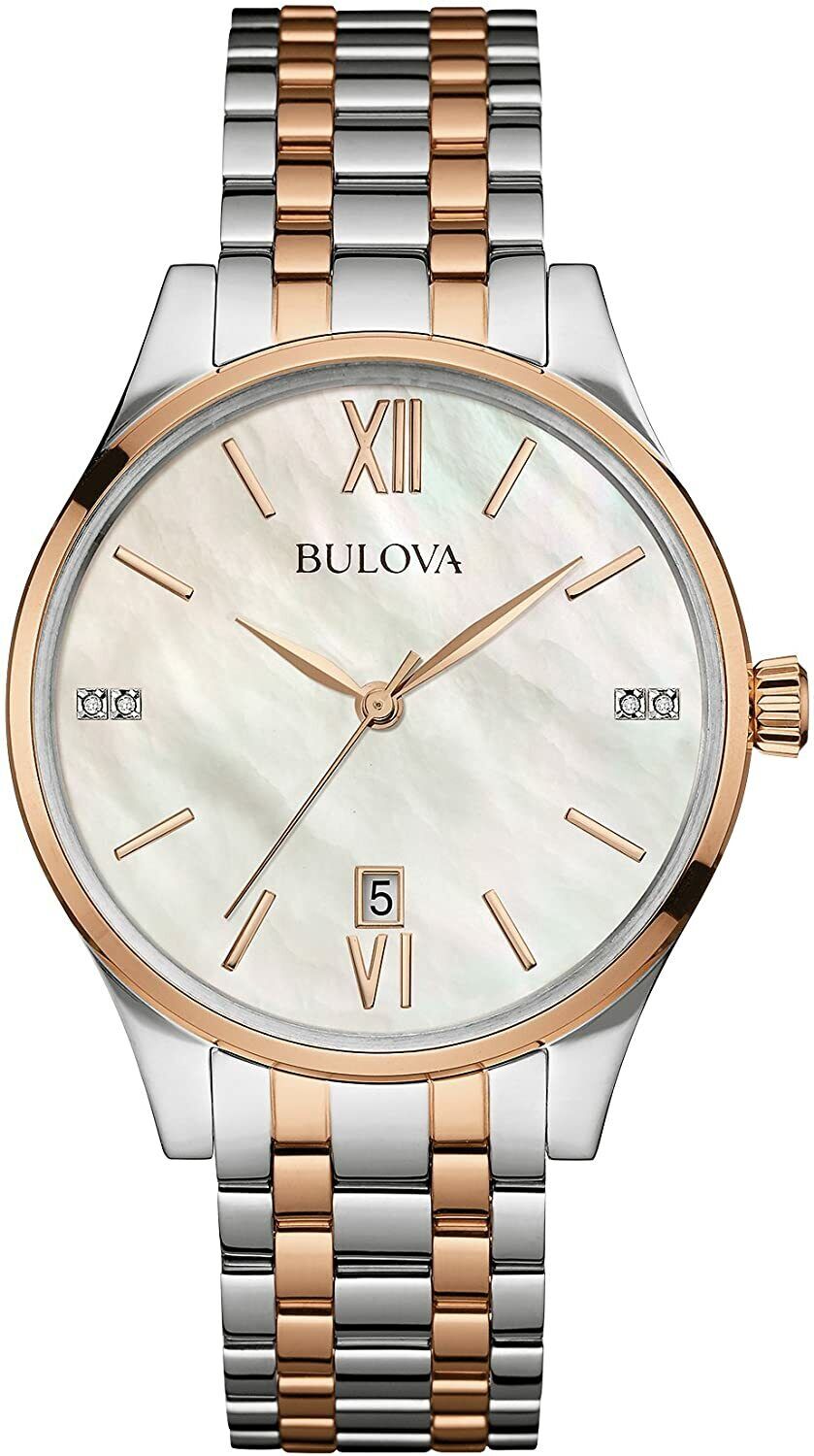 Bulova WoMens Multicolour Watch 98S150 Stainless Steel (archived) - One Size