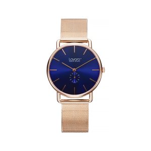 Victoria Hyde London Mens Lavaro LA60007M Serie Quartz Watches For Men – Rose Gold Mesh – One Size