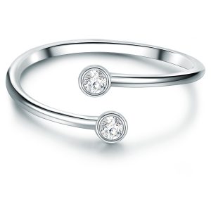 Tresor 1934 Womens Trilani Female Sterling Silver Ring – Size N