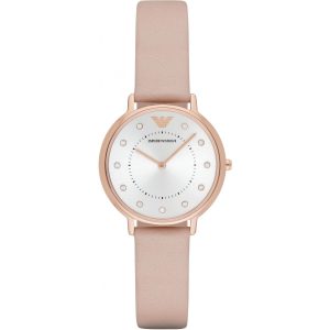 Emporio Armani Kappa WoMens Beige Watch AR2510 Leather (archived) – One Size
