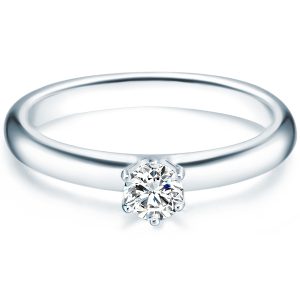 Tresor 1934 Womens Trilani Feminine Sterling Silver Ring – Dimension N