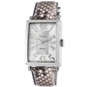 Gevril WoMens 6209NT Glamour Automatic White Diamond Watch – One Size