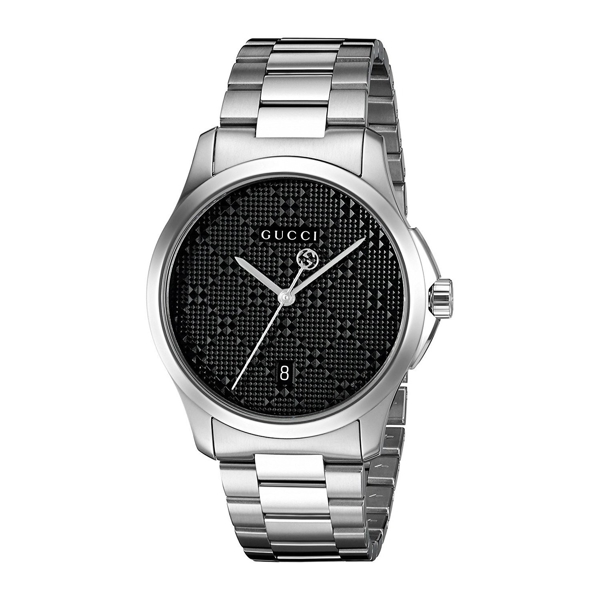 Gucci YA126460 Mens Watch - Silver Stainless Steel - One Size