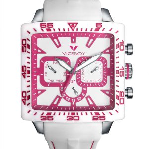Viceroy : Womens White Watch Rubber – One Size