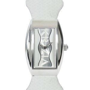 Krizia : Womens Silver Watch Leather – One Size