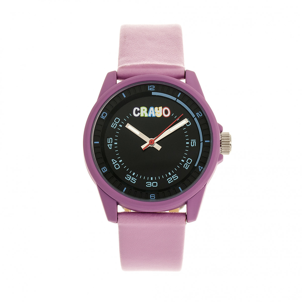 Crayo Jolt Unisex Watch - Pink Stainless Steel - One Size