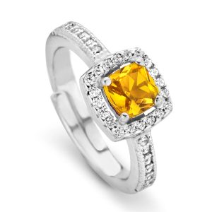 Orphelia WoMens 925 Sterling Silver Ring – ZR-7199/CH – Size K