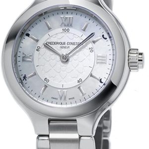 Frederique Constant Frédérique Horological Smartwatch WoMens Silver Watch FC-281WH3ER6B Stainless Steel (archived) – One Size