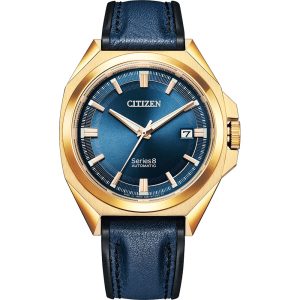 Citizen Series 8 Mens Blue Watch NB6012-18L Leather (archived) – One Size