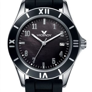 Viceroy : Womens Black Watch Rubber – One Size