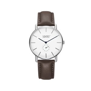 Victoria Hyde London Mens Lavaro LA60005 Serie Quartz Watches For Men – Brown Leather – One Size