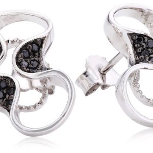 Orphelia WoMens 925 Sterling Silver Stud Earrings – ZO-5032 – One Size