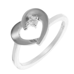 Orphelia WoMens 925 Sterling Silver Ring – zr-7370 – Size L