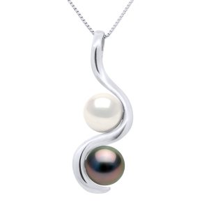 Ateliers Saint Germain Womens Necklace Link Venetian of Silver 925 Rhodium plated with Pendant – One Size